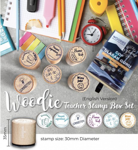 WOODIES TEACHER STAMP BOX SET | LIMITED EDITION