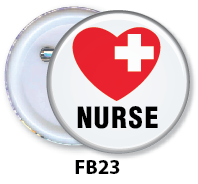 Nurse Button Badge