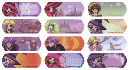 W034 魔女的考验(大) SUGAR RUNE name sticker 姓名贴纸