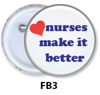 Nurse Button Badge