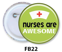 Nurse Button Badge