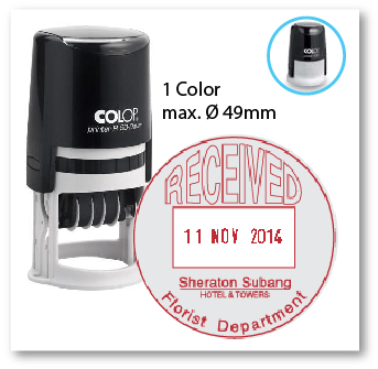 COLOP R50D/1 Color (Ø 49mm with Dater) - EZ STAMP