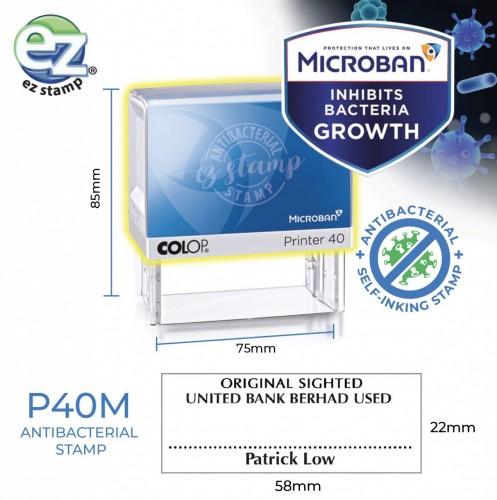 COLOP P40M (22X58mm)