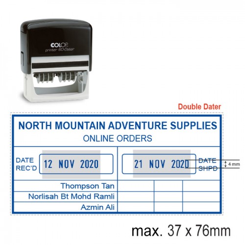 COLOP Double Dater - P60DD