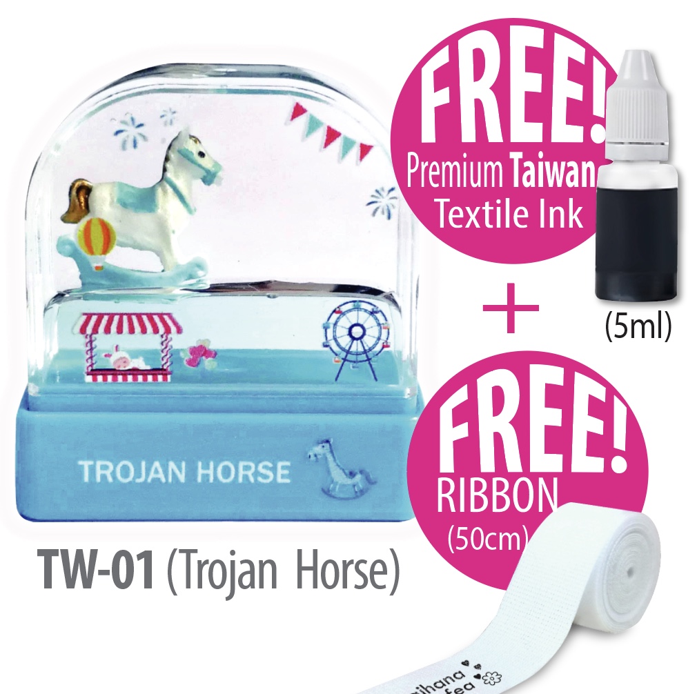 Textile Stamp Water World Series