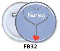 Nurse Button Badge