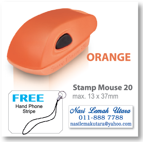 COLOP stamp Mouse 20 - Orange